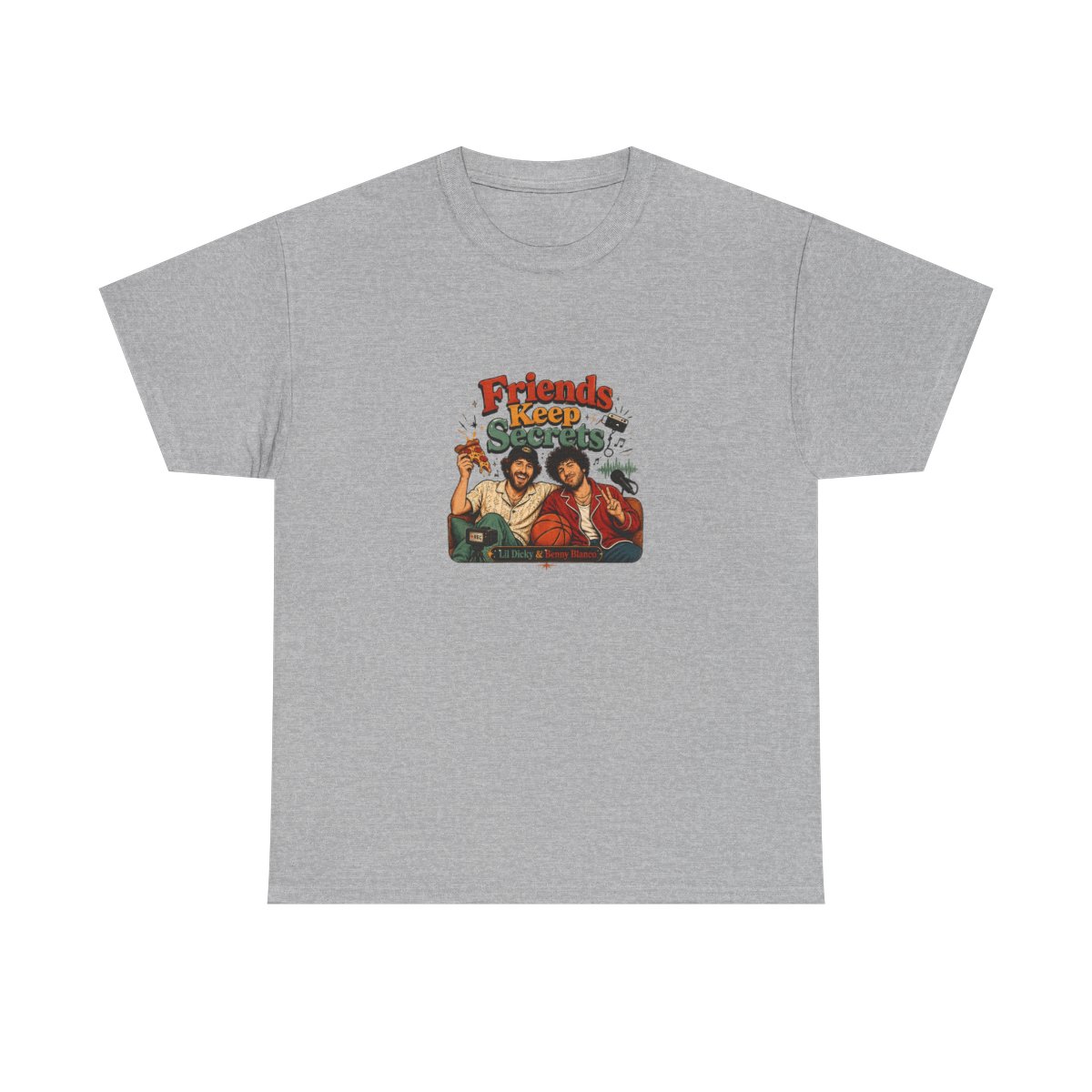 Friends Keep Secrets T-Shirt - alternate angle 3, merchandise