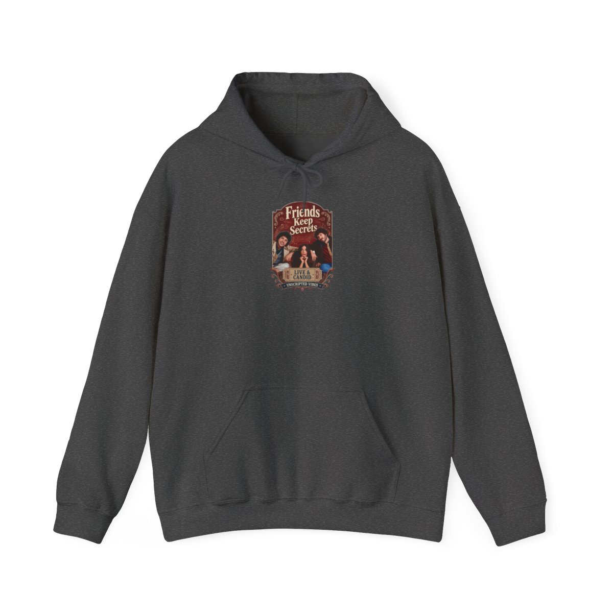 Friends Keep Secrets "Live & Candid." Hoodie - alternate angle 4, merchandise